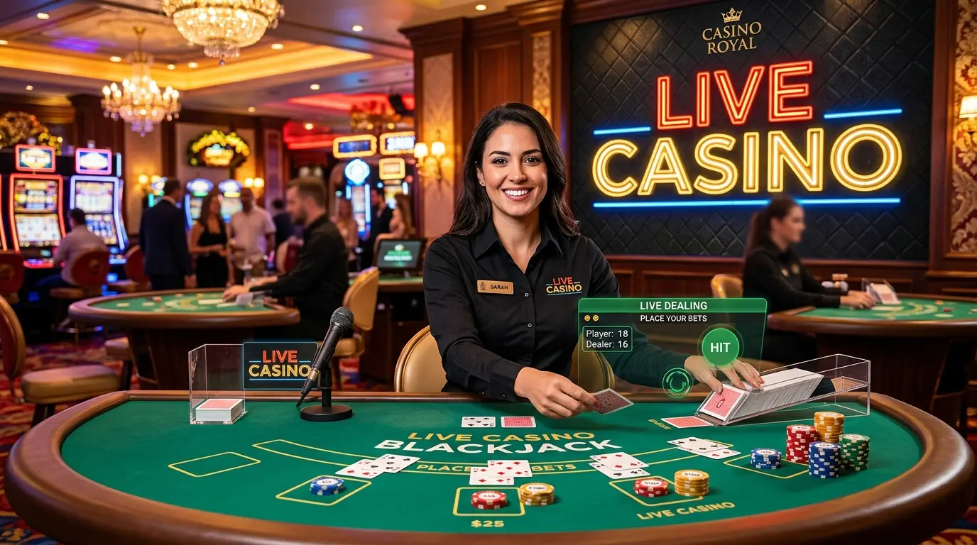 Live casino på Winny casino